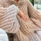 VogueDazzle™ - Dames Casual trui met pailletten en V-hals