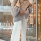 VogueDazzle™ - Dames Casual trui met pailletten en V-hals