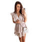 Emmy | Draperie vloeiende mini-jurk