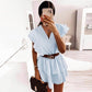 Emmy | Draperie vloeiende mini-jurk