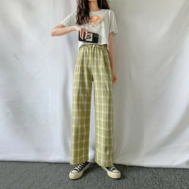 PrestigioPlaid™️ Plush Plaid Broek