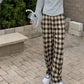 PrestigioPlaid™️ Plush Plaid Broek