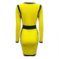 Emmalee | Citroen suiker mini-jurk