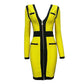 Emmalee | Citroen suiker mini-jurk