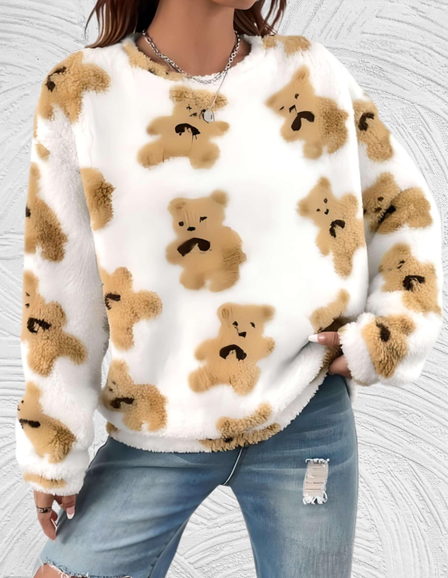 Gail | Teddybeer Zachte wollen trui