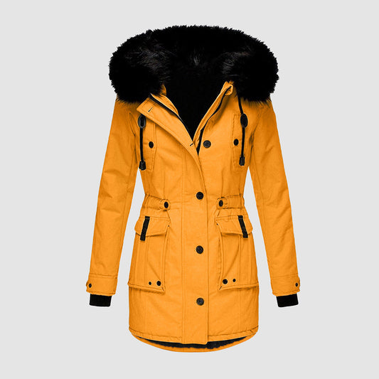 Cripes - Veste d'hiver imperméable à capuche pour femme