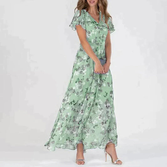 GABRIELLE - Robe à fleurs élégante