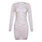 Madeleine | DAMES MAGERE MINI JURK MET OPEN RUG, FEESTJURK