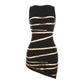 Lisa | DAMES BODYCON KANT GESTREEPTE JURKEN