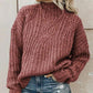 Pull col roulé oversize Cripes