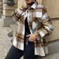 CRIPES - Überhemd aus Wolle mit lässigem Karomuster Oversized
