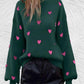 Heart | Oversized trui met ronde hals