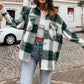 CRIPES - Überhemd aus Wolle mit lässigem Karomuster Oversized