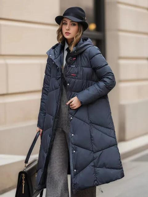 Stella | Veste Long Parka Bouffante