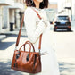 LuxeLeather™ Leren tas met grote inhoud