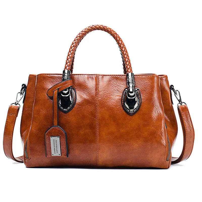 LuxeLeather™ Leren tas met grote inhoud