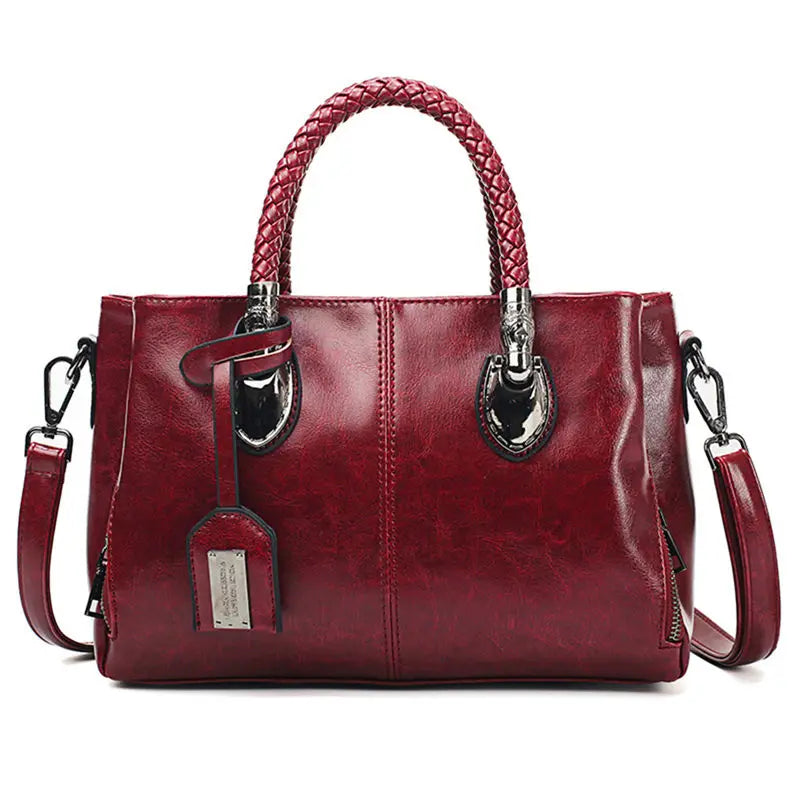 LuxeLeather™ Leren tas met grote inhoud