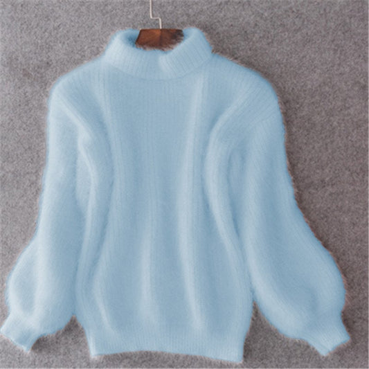 Cripes Pull tricoté moelleux de couleur unie