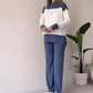 SerenaBlocco™️ trui en effen lange broek set