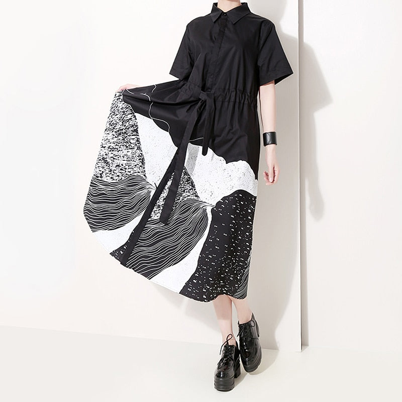 Macy | Kalmeer honing midi-jurk