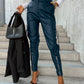 ELENA - PANTALON CARGO CHIC EN CUIR