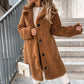 KIM - VESTE LONGUE TEDDY