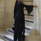 Xiomara | DAMES MIDI-CARDIGANJURK MET RUCHES