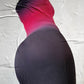 Lindsay | RIPPLE STRETCH GRADIËNT SKINNY MINI-JURK