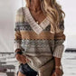 Veala | Warme en Trendy V-hals Sweater Dames 2024
