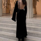 Tiffany | DAMES GEBREIDE JURK MET OPEN RUG