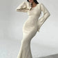 Tiffany | DAMES GEBREIDE JURK MET OPEN RUG