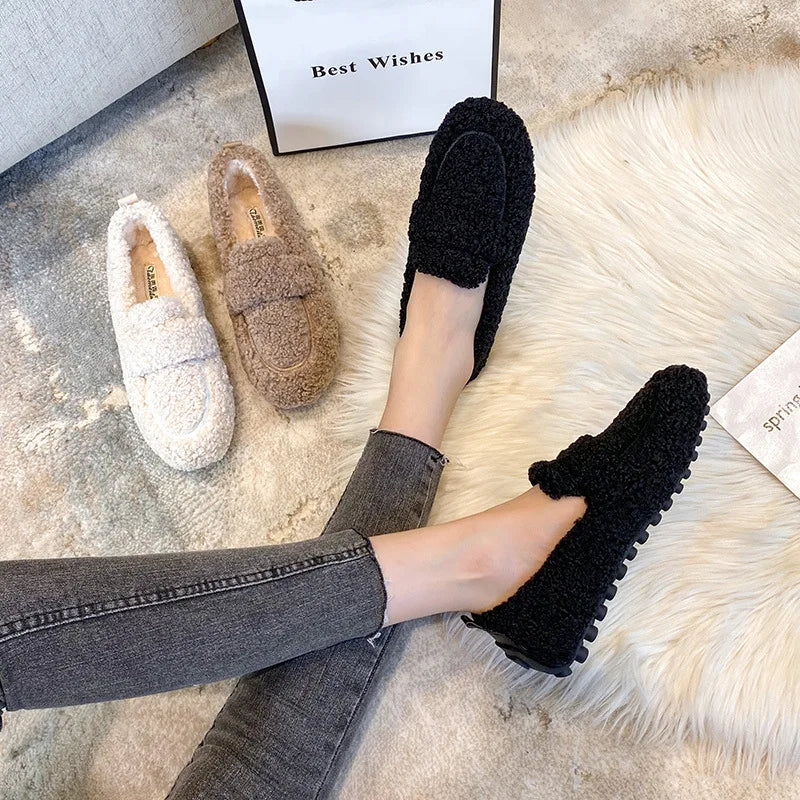 Veala | Cosy Warm dames loafers