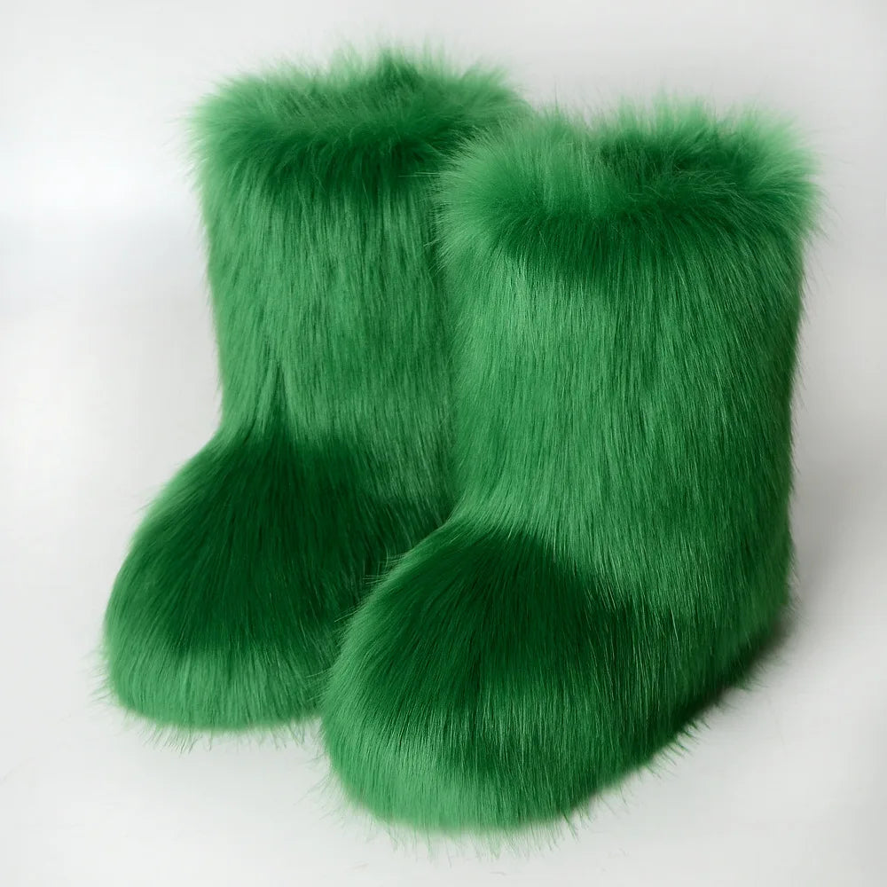 FluffySlipBoots™ Pluizige Vegan Cozy Laarzen