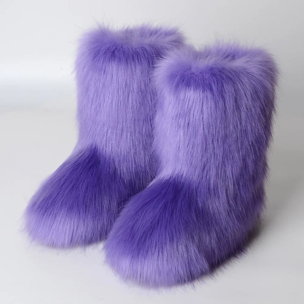 FluffySlipBoots™ Pluizige Vegan Cozy Laarzen