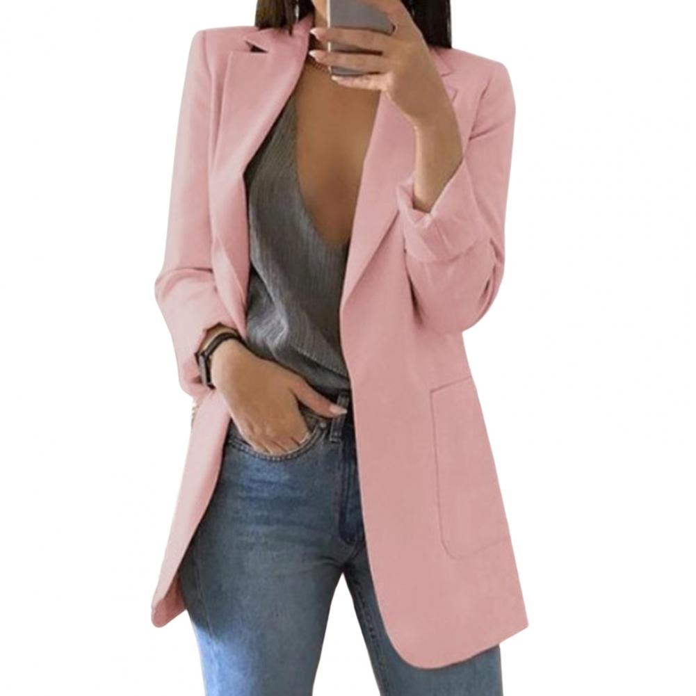 Veste blazer cripes avec grandes poches