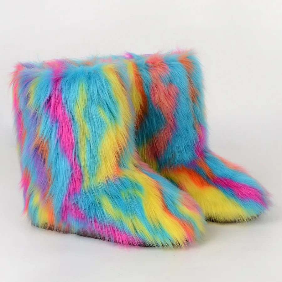 FluffySlipBoots™ Pluizige Vegan Cozy Laarzen