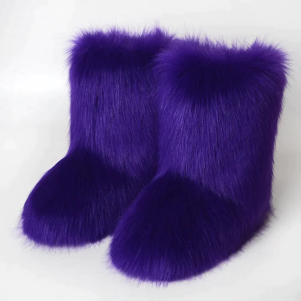 FluffySlipBoots™ Pluizige Vegan Cozy Laarzen