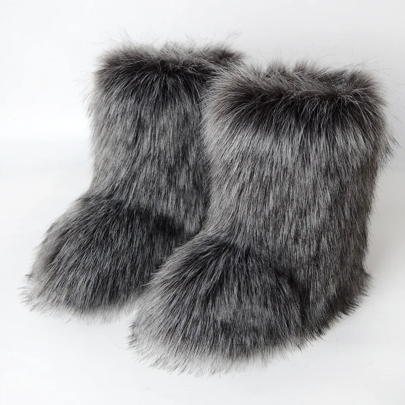 FluffySlipBoots™ Pluizige Vegan Cozy Laarzen