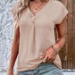 Vente chaude d'été-T-shirt d'été ample à col en V pour femmes