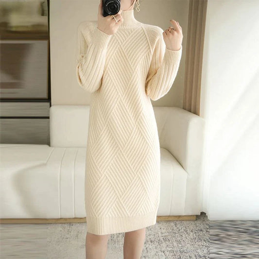 Cripes Robe longue col roulé