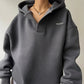 CRIPES - Winter-Sweatshirt Elegance mit V-Ausschnitt
