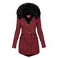ROMANE - VESTE D'HIVER AVEC COL EN FOURRURE