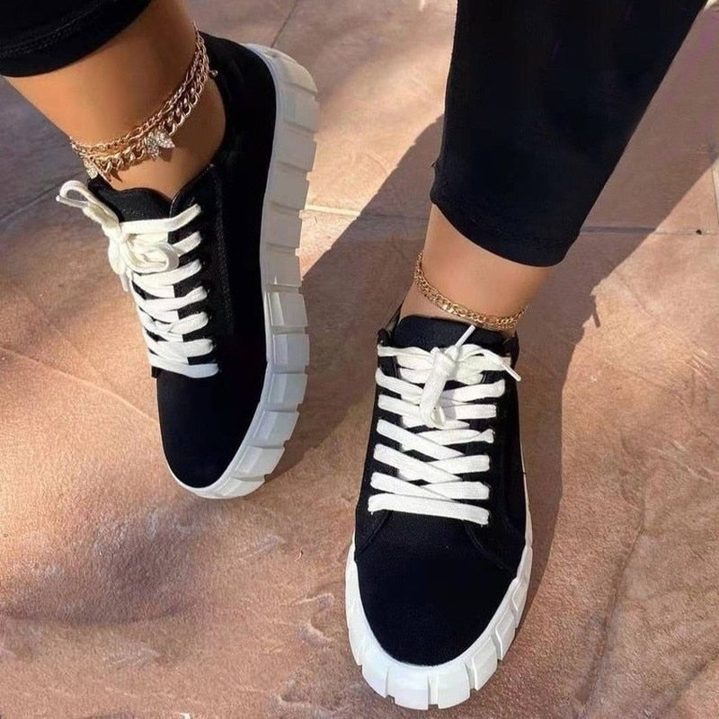 Veala | Stijlvolle Suède Sneakers voor Vrouwen