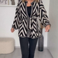Herfstcardigan met patroon