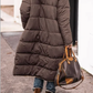 Julia | Manteau Long Réversible (Avec Capuche et Fermeture Éclair)