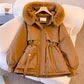 | Blouson d'hiver avec capuche en fourrure