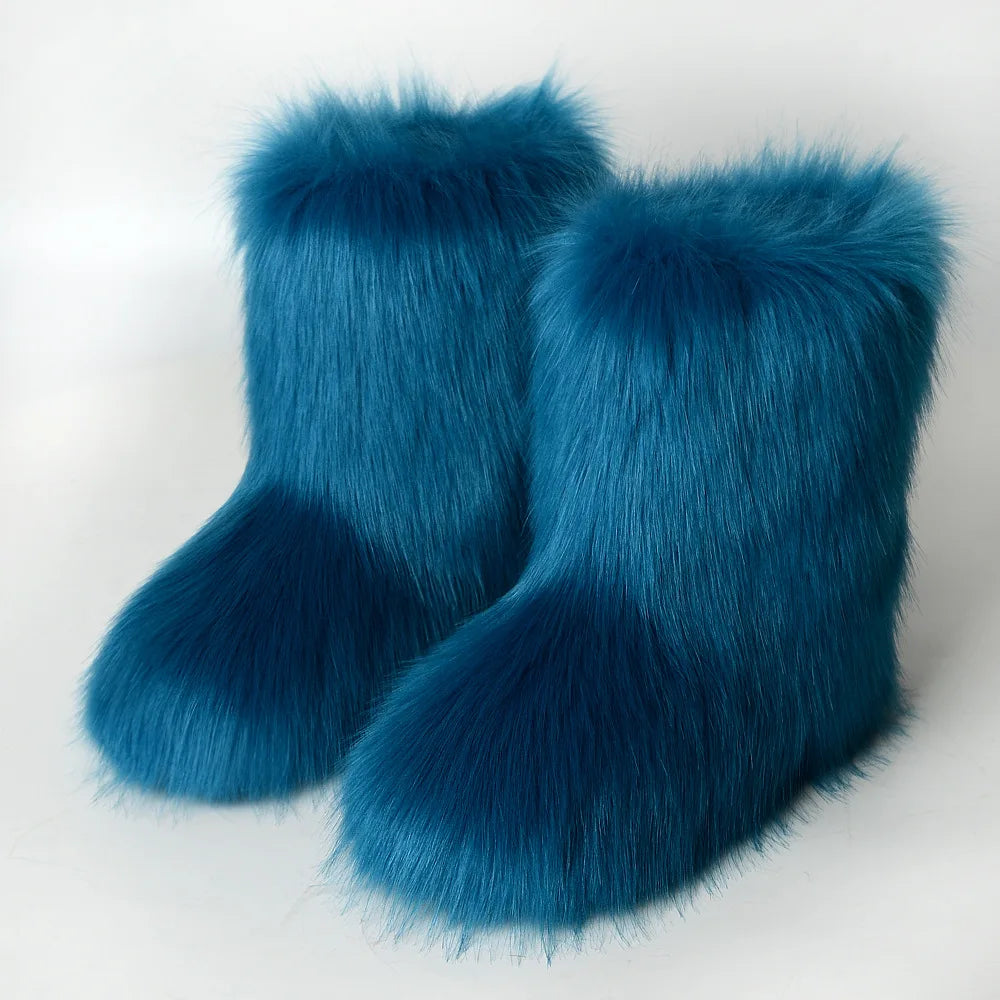 FluffySlipBoots™ Pluizige Vegan Cozy Laarzen