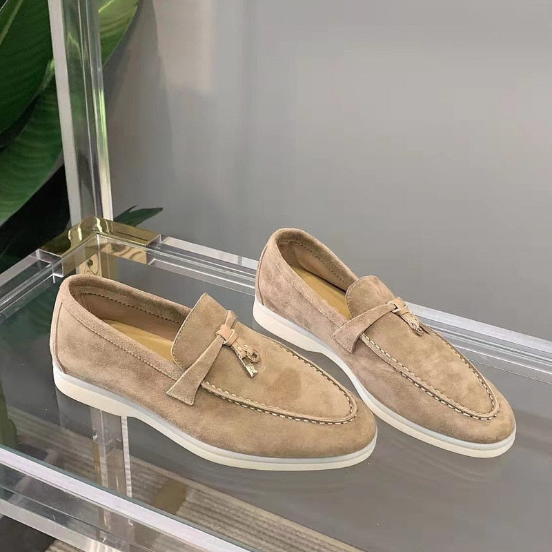 Veala | Elegante Suède Loafers voor Vrouwen