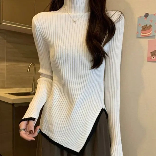 CRIPES - Pullover mit Stehkragen Mode Stilvoll