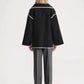 Grace | Comfy Sjaal jas met vollemouwen